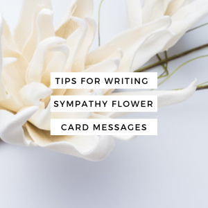 sympathy flower cards